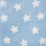 Shaggy παιδικό χαλί Cocoon 8391/30 γαλάζιο με αστεράκια